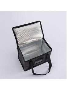 大号保温冷藏袋、饮料收纳袋、大号冷藏袋、午餐盒、拉链铝箔食品篮、野餐篮 - 彩色 - 查看 9