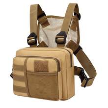 Chaleco táctico y arnés - Marrón - Ver 3