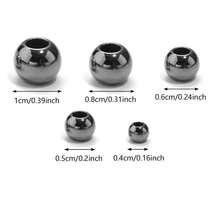 100pcs/Pack CCB Material 4/5/6/8/10mm Large Hole Beads, Bracelet Necklace Phone Chain Making Spacer Beads, DIY Jewelry Craft Loose Beads - CCB Large Hole Beads - View 4