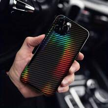 1 Roll Rainbow Black Laser PVC Protective Film - Waterproof, Scratch-Resistant, UV-Resistant - Fashionable & Elegant, Suitable For Various Vehicle Models - one-size - View 7