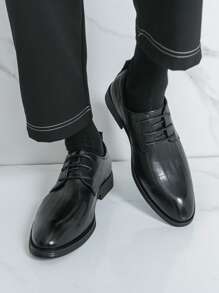 男士时尚一脚蹬乐福鞋，英伦风格商务休闲日常步行鞋，大码