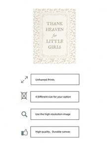 1 件无框复古“感谢天堂赐予小女孩”儿童房墙壁艺术 Cottagecore 鼠尾草绿色花卉海报，带有乡村格言，农舍女孩房间装饰印刷品，适用于卧室/宿舍/派对，完美的礼物和植物墙面装饰（墙壁印刷品、时髦海报、返校装饰） - 彩色 - 查看 6
