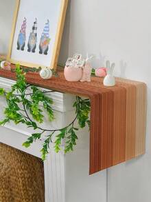 1 tấm thảm trải bàn vải lanh, thảm phòng khách và bàn ăn hiện đại, có thể giặt được, thích hợp cho nhà bếp, bàn ăn, tiệc tùng, trang trí đám cưới, phong cách cổ điển, thích hợp cho lối vào, tụ họp gia đình, bàn cà phê, phòng khách - trái cam - Xem 6