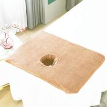 TOEDO 加厚毛巾美容SPA按摩床铺面巾带孔床头巾美容巾保暖SPA床巾供应50*80cm