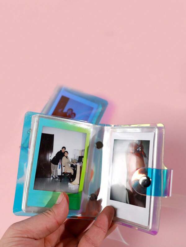 Mini Album Key Chain Pocket Insert Photo Album ID Photo Storage Book 1 Inch 2 Inch 3 Inch