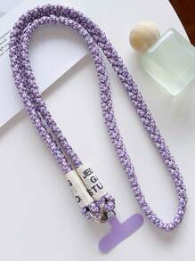 قطعة واحدة سيور هاتف محمول مضفر يدويًا من 3 خيوط