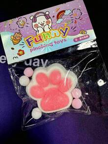 2025 Nuevo Artículo Juguete grande de apretón de pata de gato, Juguete de alivio de estrés, Bola de apretón de pata de gato linda, Juguete de apretón de pata de gato súper grande, Juguete de alivio de estrés de rebote lento de TPR, Juguete suave, Juguete de palma pegajosa, Juguete de alivio de estrés, Juguete de entrenamiento de coordinación mano-ojo, Juguete de alivio de estrés para niños y adultos, Juguete para niños, Juguete para niñas, Juguete interactivo para padres e hijos, Regalo para niños, Regalo sorpresa, Regalo de cumpleaños, Regalo de vacaciones - Navidad, Halloween - Juguete, Regalo