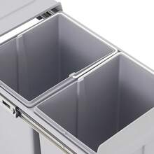 YUNRUX Kitchen Trash Can, 40L Pull-Out Recycling Bin, Non-Slip Kitchen Recycling Trash Can - A - 查看 3