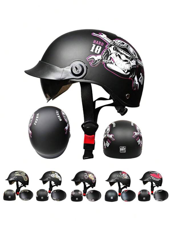 2025 neuestes Modell 46# Rossi Graffiti Motorradhelm mit Vollvisier, modischer Motorradhelm, bequem zu tragen, exquisite Verarbeitung, wunderschönes Muster