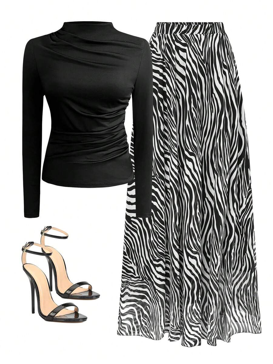 Women Two-Piece Outfits - Multicolor - View 1