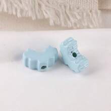 10 件装亚克力卡通积木心形组合拼图设计穿孔芯珍珠饰面 DIY 串珠笔、手机链、钥匙扣、手链首饰工艺用品 - 亞克力卡通積木愛心組合拼圖 - 查看 9