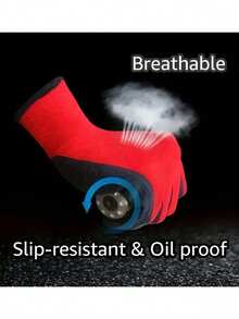 1/6/12 双园艺手套、工作手套、男士工作手套、园艺垃圾清理手套、女士园艺手套、园艺工具、园艺工作手套 - 彩色 - 查看 3