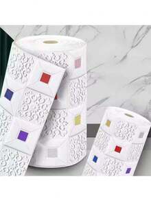 Self-Adhesive Panels Wallpaper 3D Wall Stickers Tile Modern Home Decor Decoration For Bedroom Living Room Kitchen TV Backdro