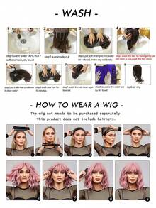 Fashionable 26-Inch Curly Wig With Medium Parting Synthetic Wigs: Natural-Looking And Heat Resistant For Party Cosplay Daily Use - Brown - View 9