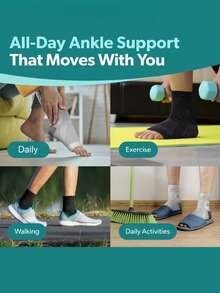 1 Pair High-Performance Ankle Compression Leg Warmers, Open Toe Design Leg Warmers, Ankle Compression Leg Warmers With Arch And Ankle Support, Cozy