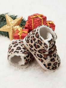 1 Paar Kinder Thermisch gefütterte, bequeme und atmungsaktive Lässig Knöchelstiefel für Innen und Außen, geeignet für den Winter