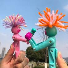 Fried Hairy Boxing Pen Neutral Pen Fun Funny And Good-Looking Ballpoint Pen For Primary School Students Cute Creative Pressure Relief - Multicolor - View 4