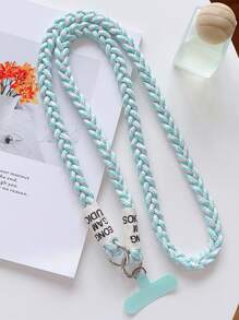 قطعة واحدة سيور هاتف محمول مضفر يدويًا من 3 خيوط