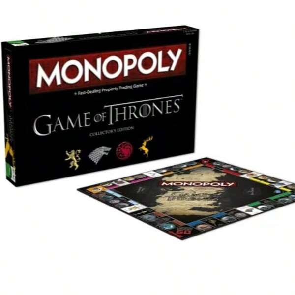 Monopoly: Collector's Edition – Battle For Westeros With Exclusive Tokens & Epic Game Board | Official Board Game For Adults