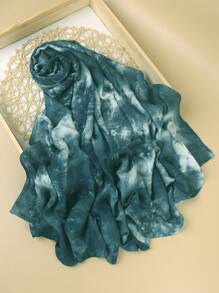 1条高品质纯色柔软透气粘胶纤维头巾，适合日常搭配长袍或连衣裙佩戴