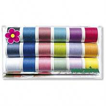 Madeira 18er Garnbox Aerofil Sommerkollektion 18 x 400m hochwertiges Nähgarn für alle Stoffe und Nähte - Verrotten - Übersicht 4