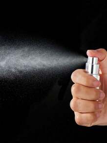 1 pieza Botella de perfume de vidrio de alta gama de 5ml con atomizador recargable, botella de subpaquete con bomba de pulverización, botella de perfume de bolsillo pequeña, estuche con bomba de aroma, contenedor de perfume portátil vacío para viajes, sala de estar, hogar, dormitorio, baño, decoración de la casa, viajes, bodas, fiestas de cumpleaños, regalos para hombres, mamá, papá, amigos, Año Nuevo, accesorios, regalos divertidos, herramientas de viaje portátiles, accesorios de viaje, artículos para exteriores de viaje