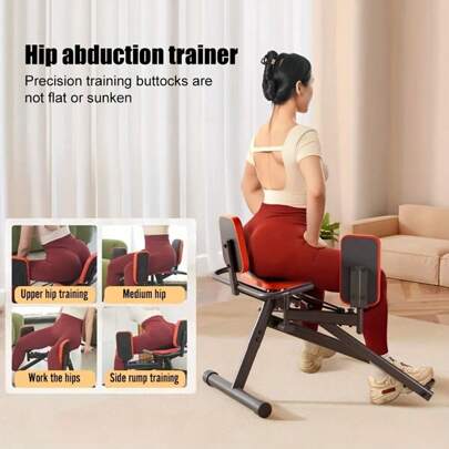 Hip Training Equipment, Home Hip Extension Machine, Leg Exercise Machine, Hip Curve Lifting Device, Hip Curling Tool, Pelvic Floor Muscle Sitting Fitness Equipment, Ideal Gift For Wives Or Mothers