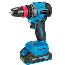 Yofidra Electric Screwdriver 2 In1 Brushless Hammer Cordless Drill Impact Multifunctional Power Tool Set With Tool Box And Drill Bit - EU C Type Plug(220-240V) - View 9