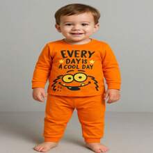 Baby Pajamas 1 2 3 Long Sleeve Boy Girl 100% Cotton - View 1