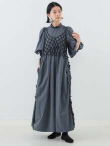 DEKUNER 串珠露脐吊带背心，独特设计，百搭款式，镂空针织V领，配有可爱蝴蝶结的身体链，是送给女性的绝佳礼物。 - 亮黑色 - 查看 6