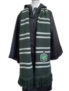 Harry Potter Wizard School Christmas Gift Set, Slytherin Scarf, Hat, Gloves, Tie, Birthday Gift,  Merchandise - Multicolor - View 21