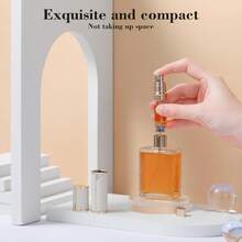 Travel Refillable Perfume Bottle, Leak-Proof 5ml Atomizer, Portable Luxurious Pocket Perfume Dispenser Pump Transfer Tool For Women Men Travel Accessories.,10955595 - Black and White - View 7