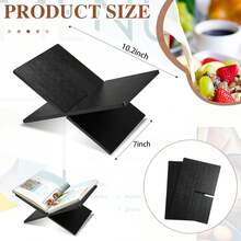 开放式展示架、木制大书架、咖啡桌架、杂志、艺术、烹饪书、圣经等木质画架 - 彩色 - 查看 2