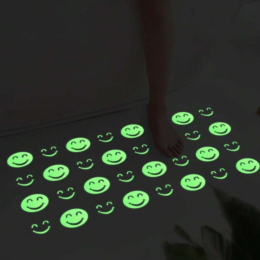 10pcs Glow Tapes Luminous Sticker Down Stair Anti-Slip Mat Anti-Skid Shower Strips Bathtub Non-Slip Sticker For Home Dration