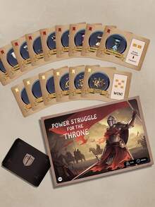 Power Struggler For The Throne – Strategic Card Game For Teens And Adults, 3-6 Players, 40-Minute Playtime, Perfect For Game Night, Competitive Royal Battle Party Game