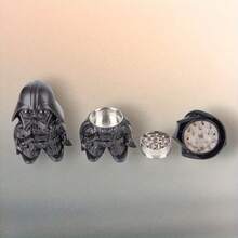 Star Wars 全新热销烟草研磨机，星球大战黑色通用金属锌合金研磨机 - 彩色 - 查看 5