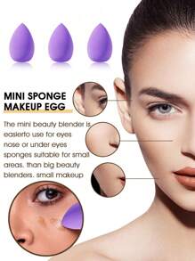 50pcs Makeup Brush Set, Mixed Makeup Beauty Tools, Including: 25pcs Makeup Brushes, 1pc Makeup Bag, 5pcs Beauty Eggs, 5pcs Powder Puffs, 5pcs Mini Beauty Eggs, 5pcs Mini Finger Powder Puffs, 1pc Headband, 2pcs Wristbands