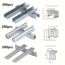 1pc 3-In-1 Heavy-Duty Staple Gun Kit - Multi-Functional For Upholstery/Woodworking/Furniture | Labor-Saving Ergonomic Grip With 600 Staples