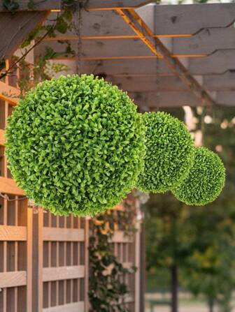 Kunstgrasballen, Milan Grasballen Groen, PE-materiaal, Gemakkelijk te verwijderen, Kunstplanten, Decoratie voor schoolslaapzalen, Decoratie voor het thuiskomstseizoen, Feestevenement, Vakantie, Verjaardagsfeestdecoratie, Thuis, Hotel, Eetkamer, Woonkamer, Slaapkamer, Bruiloft, Keuken, Tuindecoratie, Oogstfeest, Halloween, Kerstdecoratie, Bruiloftsseizoendecoratie, Groene decoraties