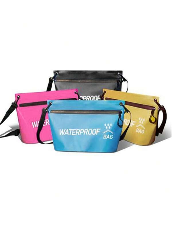Borsa impermeabile leggera per uso esterno e nuoto, borsa da viaggio alla moda a tracolla, borsa da toilette impermeabile per barche, telefoni