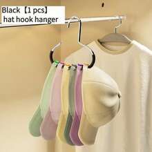 Suporte de Chapéu de Metal Economizador de Espaço - Suporte de Armazenamento Portátil de Aço Liga, Adequado para Bonés de Beisebol, Etc. - Perfeito para Dormitório e Armazenamento Doméstico