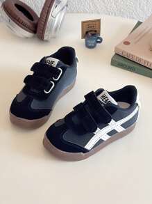 Korean-Style Slip-On Shoes For Kids (Boys And Girls) – New Spring And Autumn Styles: Casual Soft-Soled Sports Shoes With Leather Upper For Girls, Toddler Sports Shoes