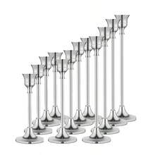 Bộ 30 chân nến kim loại phong cách châu Âu sáng tạo cổ điển trang trí, phong cách tối giản cho đám cưới, quán bar, tiệc tùng, phòng khách, phòng ăn trang trí nhà cửa - Màu đồng - Xem 14