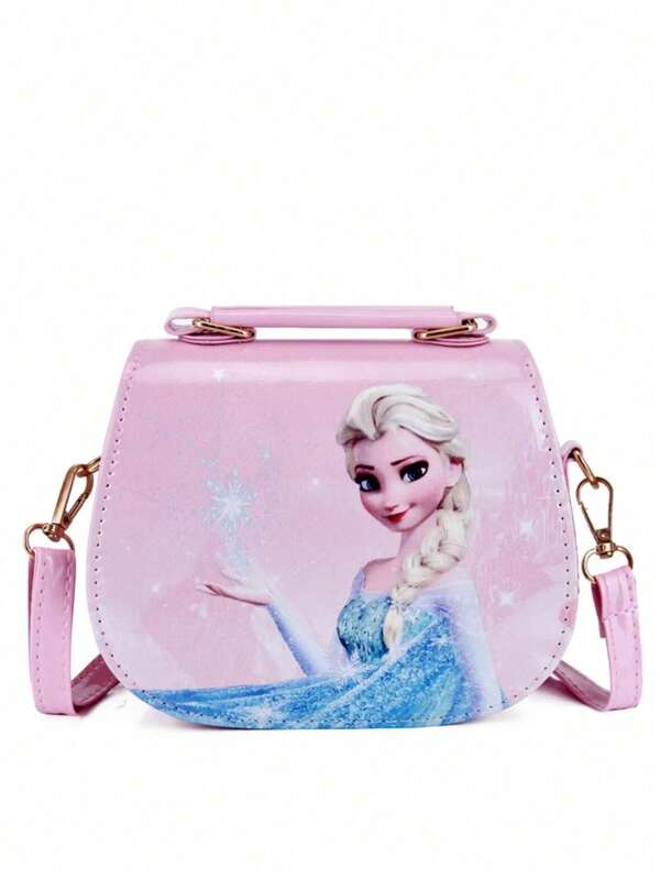 Disney Edition Frozen Elsa Princess Crossbody Bag Fashion Personalized Handbag Boys And Girls Birthday Gifts Holiday Gifts