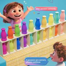The Bottle Matching Game Toy, Exercises Memory And Logic, Interactive Parent-Child Educational Toy, Multi-Player Family Party Game, Birthday Gift For Boys And Girls