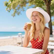 6 包可重复使用玻璃吸管，带花卉饰物 - 防碎弯曲饮用吸管套装 + 清洁刷 - 优雅的花朵吸管，适用于鸡尾酒、冰沙和冷饮（可用洗碗机清洗，8.5 英寸/20 厘米） - 彩色 - 查看 7