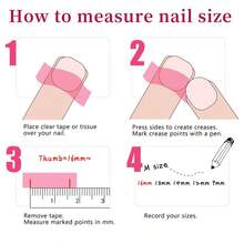 10PS Reusable Handcrafted Wearable Armor Long Coffin French Fake Nails Full Drill Glitter Art Acrylic False Nails Tips Ballerina Black Press On Nails For Women And Girls - màu đen - Xem 4