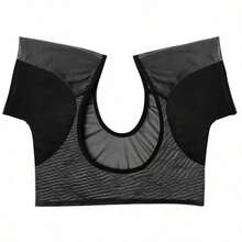 1pc Underarm Sweat Absorbing Tank Top, Washable Underarm Sweat Pads, Breathable Anti-Sweat Protector Pads, Suitable For Underarm And Shoulder, Quick Dry (L Size), Suitable For Travel, Sports, Outdoor, Summer Wear - Multicolor - View 3