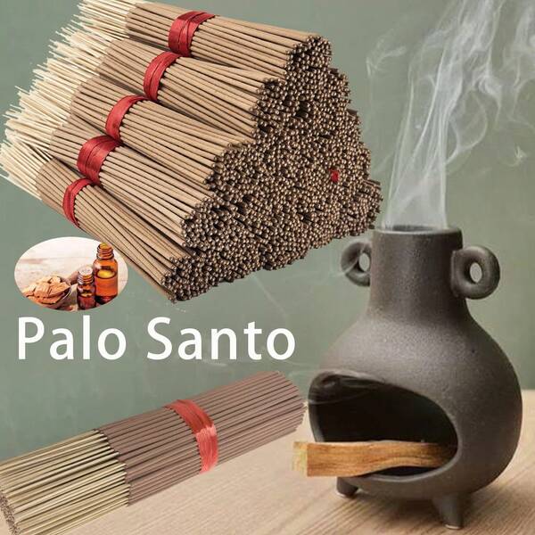 20/100/200pcs Peruvian Palo Santo Incense Sticks, Long Burning Time, Smooth & Clean, Natural Vine Material, Suitable For Home, Kitchen And Dining Room