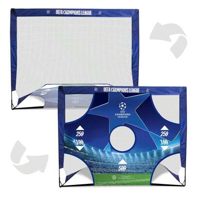 UEFA UCL 4ft X 3ft Flexi Goal With Target Sheet